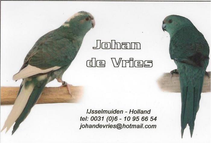 Breeding of Johan De Vries